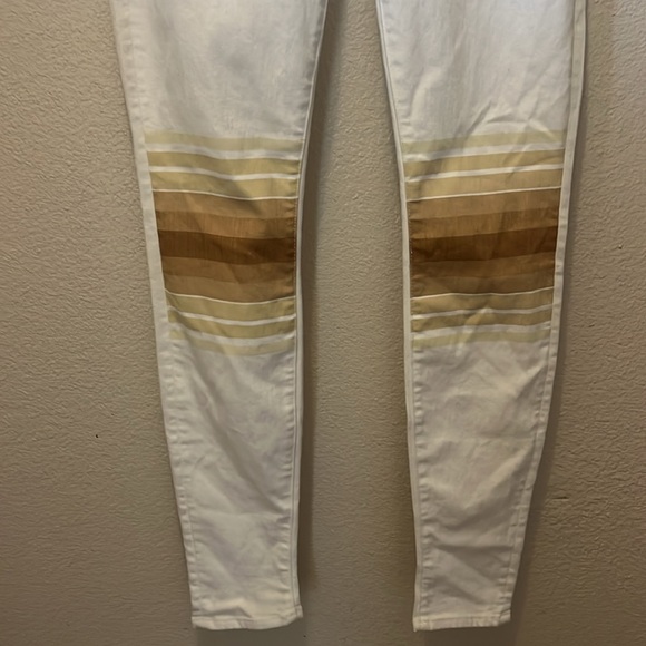 Mother The Looker Love on the Line Stripe Jeans size 27 - Picture 5 of 14